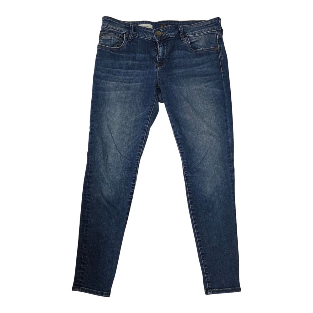 KUT from the Kloth Toothpick Skinny Jeans Women’s 6P Petite Blue Stretch Denim